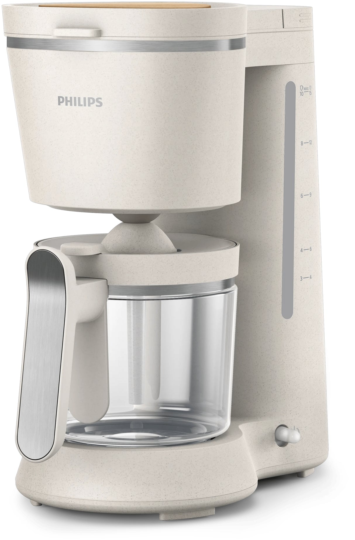 Cafetiere filtre - PHILIPS - HD5120/00 - Collection Eco-Conscious - 1.2L - 1000W - Creme
