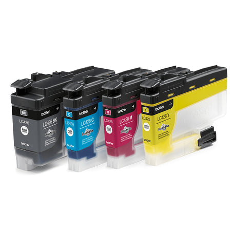 Pack de 4 Cartouches LC424VAL - BROTHER - Noir, Cyan, Magenta et Jaune haute capacité de 750 pages - Pour DCP-J1200W