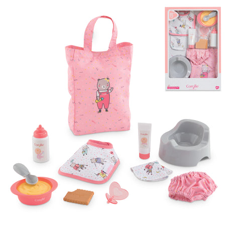 COROLLE - Grand Coffret d'accessoires pour poupon 30 cm - 11 accessoires factices - des 18 mois