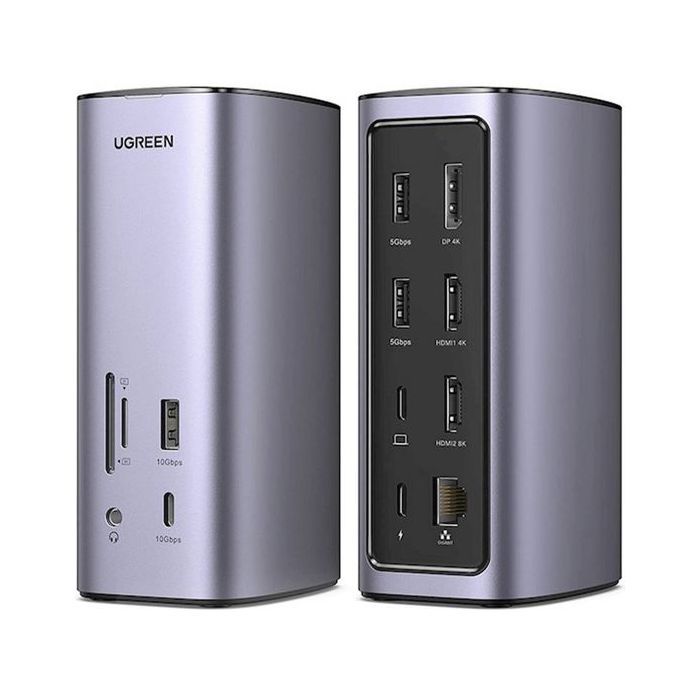 Station d'accueil multifonction USB-C Pro - UGREEN - Gris