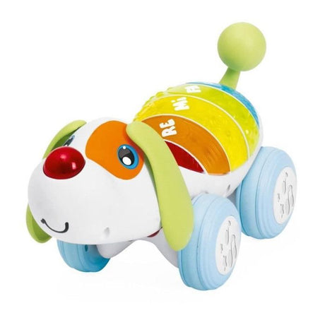 Jouet a tirer - Chicco - Chien Dog Ré Mi - Blanc - 18 mois - Intérieur