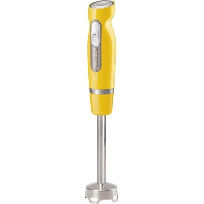 Mixeur electrique Sencor - SHB 4466YL-EUE3 - Mixeur Plongeant avec 6 Lames en Titane/Ice Crash, Jaune