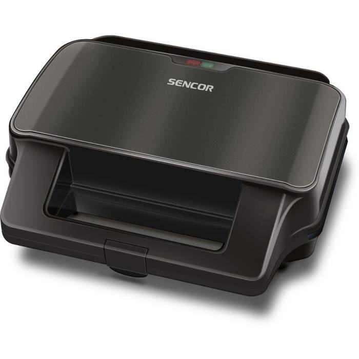 Appareil a sandwichs - Sencor - SSM 9978BK - 4 en 1 - 900W - Noir