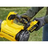Souffleur axial sans fil + batterie 4Ah + chargeur - Stanley Fatmax - Brushless - SFMCBL730M1-QW - 18V