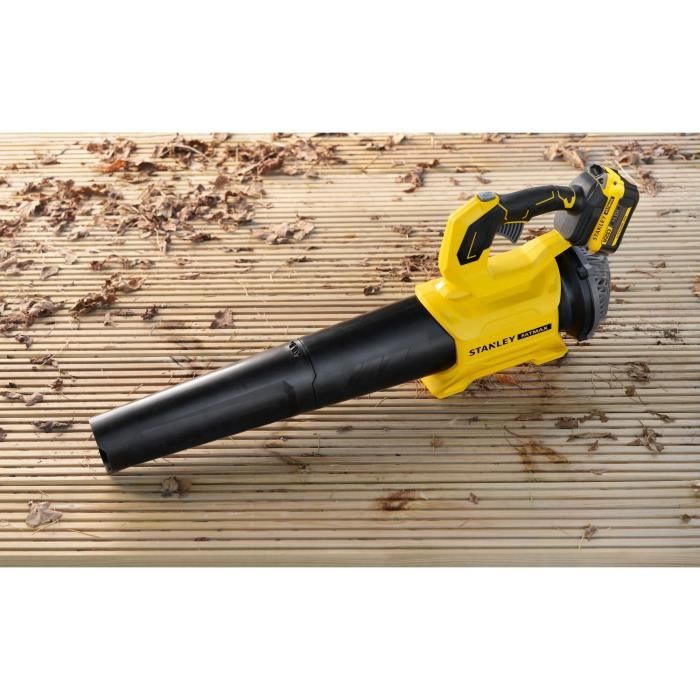 Souffleur axial sans fil + batterie 4Ah + chargeur - Stanley Fatmax - Brushless - SFMCBL730M1-QW - 18V