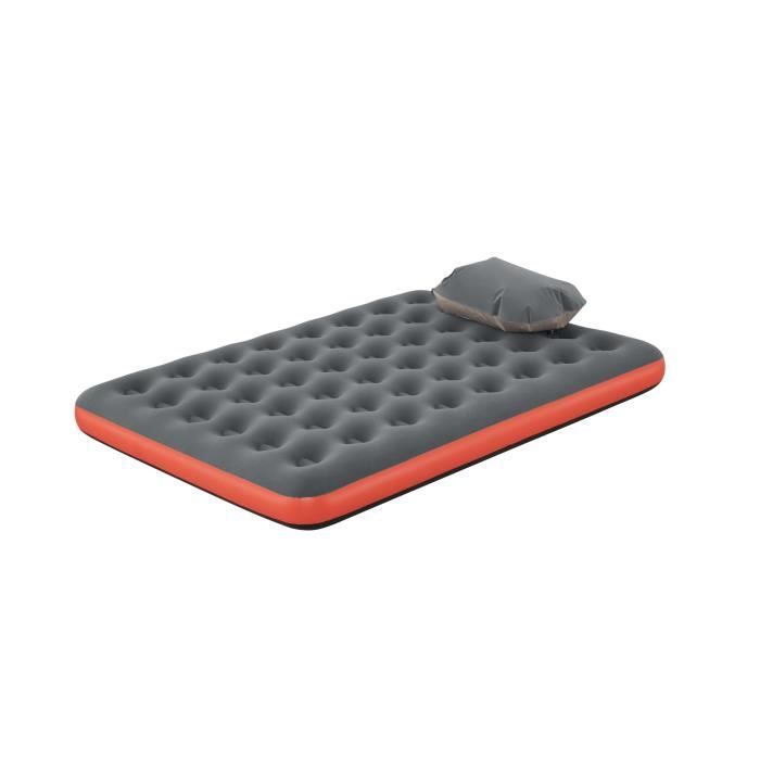 BESTWAY Matelas gonflable camping Pavillo - 2 places Roll & Relax - 203 x 183 x 22 cm - Avec sac de gonflage