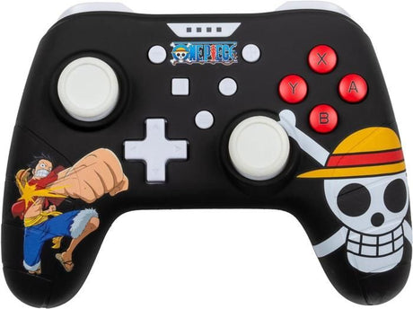 Manette - Konix - One Piece - Filaire - 3 m - Motif Luffy - Nintendo Switch