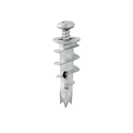 Chevilles Autoforeuses - RAPID - Métal pour Cloison Plâtre 6-16mm - Lot 10 - Charge Max 5 kg - Sans Perçage - (5001558)
