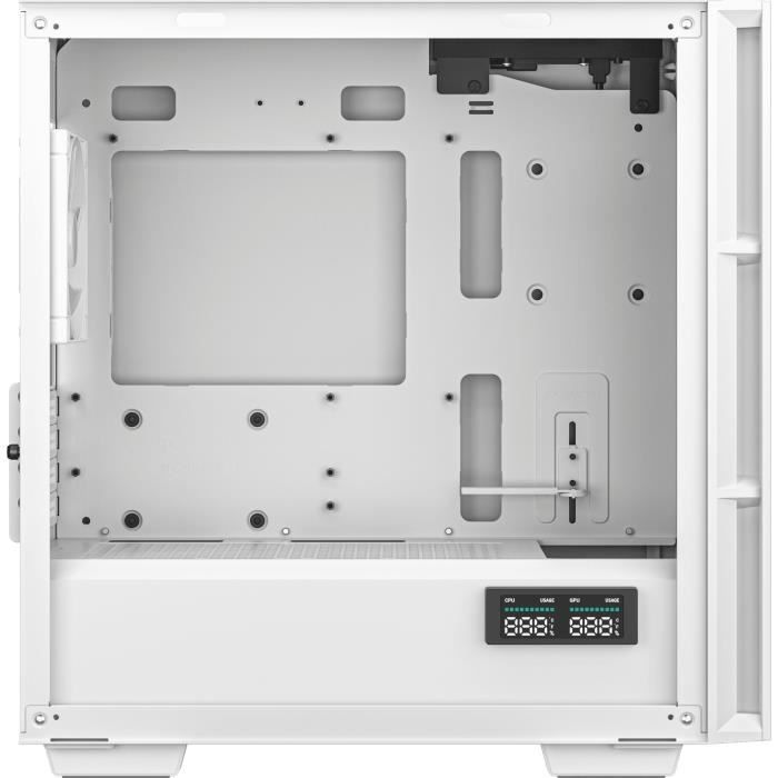 Boitier PC - DEEPCOOL - CH360 Digital - Sans alimentation - Mini tour - Format M-ATX - Blanc