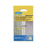 Chevilles a Expansion - RAPID - Métal pour Cloison Plâtre 16-26mm - Lot 50 - Charge Max 25 kg - (5001561)