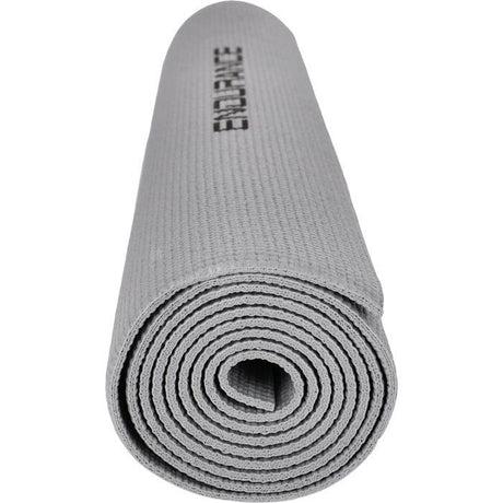 Tapis de Yoga - ENDURANCE - 4 mm - Gris