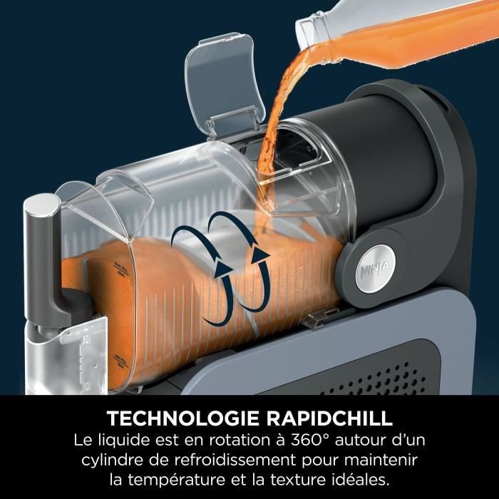 Machine a boissons glacées et granitées NINJA - Slushi FS301EU - Capacité 2,5L - 5 programmes - 800W