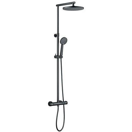Colonne de douche thermostatique - EDOUARD ROUSSEAU - Grafito - Tete de douche orientable Ř 250 mm - Gris