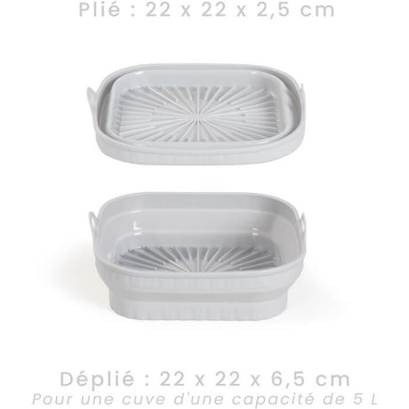 Set de 4 accessoires pour friteuse sans huile - LIVOO - MEN428 - 1 moule 2 en 1 pliable -  1 set de 12 moules - 1 pinceau - 1 pince