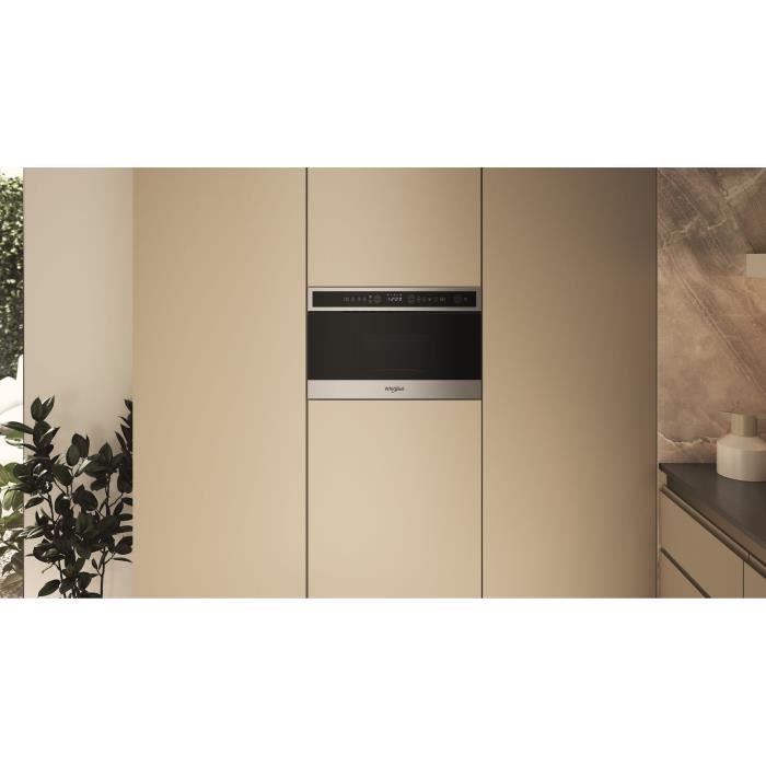 Four micro-ondes encastrable - WHIRLPOOL - WMN4I4BXF - Inox anti-trace - 22 L