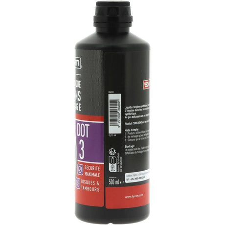 Liquide de frein DOT3 - FACOM - 500 ml