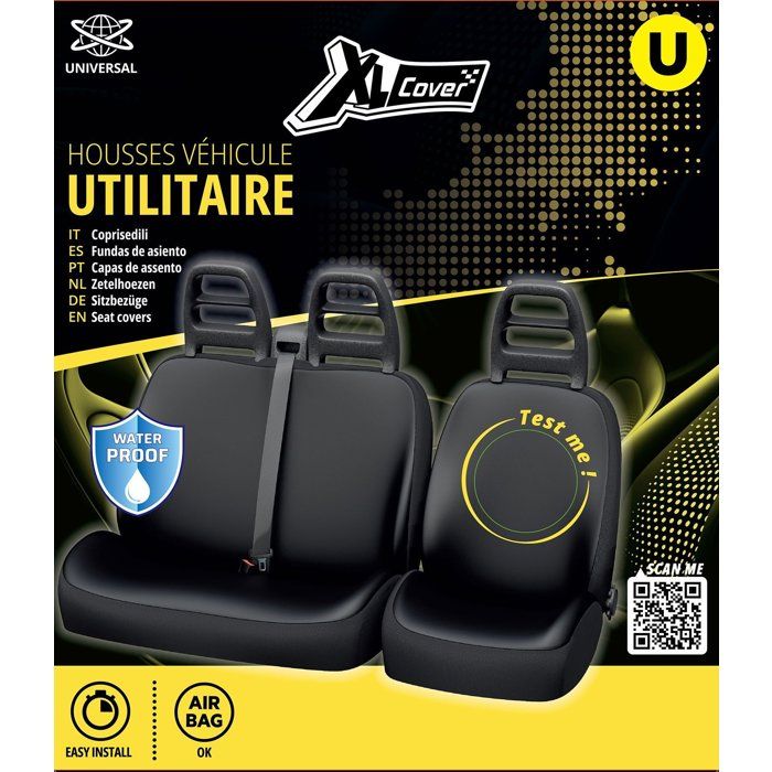 Housses auto- XLCOVER -  Utilitaire - Housses siege conducteur et banquette