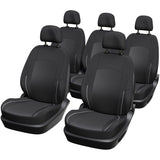 Pack de 5 housses auto universelles - XLCOVER - Monospace - Compatible Airbags - Housses les assises, dossiers et appuis-tete