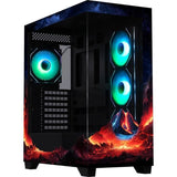 BoÓtier PC sans alimentation - BITFENIX - CETO Premium Volcano - Moyen tour - Format ATX - 4x120mm A-RGB - Noir