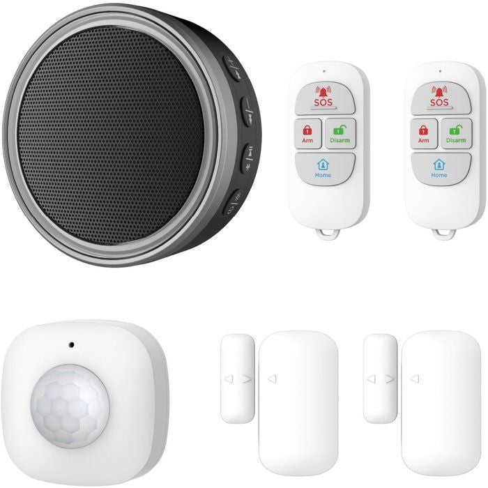 Kit Alarme -KYF -  868Mhz - Wifi sirene intégré 90dB - 2 Flashs lumineux - 2 Télécommandes