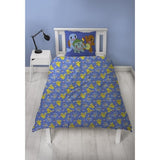 Parure de lit réversible - POKEMON - Pikachu et Starter 1G II - Microfibre - 1 housse de couette 140 x 200 cm + 1 taie 63 x 63 cm