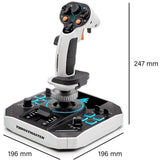 Joystick spatial - THRUSTMASTER - Sol-R 1 Flightstick - 44 boutons - Technologie H.E.A.R.T. 16 bits - Ambidextre avec base