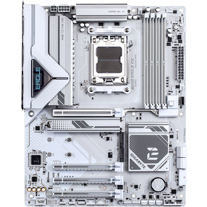 Carte mere - GIGABYTE - B850 EAGLE ICE - Format ATX - Chipset AMD B850 - DDR5 & PCIe 5.0 - WiFi 7