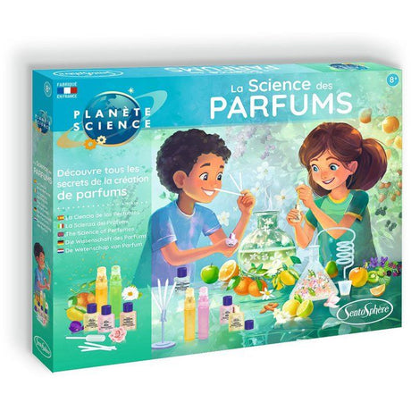 Kit Scientifique - SENTOSPHERE - La science des parfums - Faire évoluer son odorat - Composition parfum - Des 8 ans