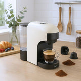 Machine a café multi-capsules 4-en-1 - LIVOO - DOD217C - 1400 W - 7 niveaux d'intensité du café - Creme