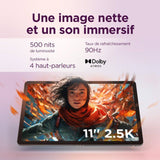 Tablette tactile LENOVO Idea Tab - 11 2,5K IPS - 8 Go RAM - Stockage 128 Go - Gris+ Stylet