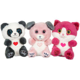 Peluche Cutydoo Love Panda - GIPSY TOYS - 13 cm - Gris