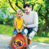 Balle sauteuse Gonflable - Lexibook - Spiderman - Pompe Manuelle Incluse - Plastique sécurisé et résistant - Rouge