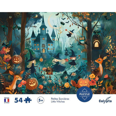 Puzzle - SENTOSPHERE - 54 pieces - Les Petites Sorcieres - Inventer des histoires - des 5 ans