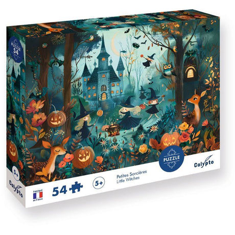 Puzzle - SENTOSPHERE - 54 pieces - Les Petites Sorcieres - Inventer des histoires - des 5 ans
