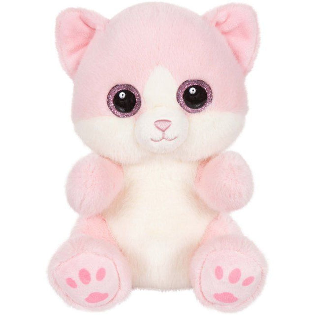 Peluche - Peluche Chat PINKY Cutydoos rose poudré – 23 cm