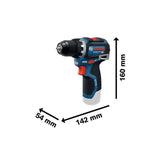 Perceuse-visseuse BOSCH PROFESSIONAL - GSR 12V-32 + 2 batteries GBA 2.0 Ah - chargeur GAL 12V-20, L