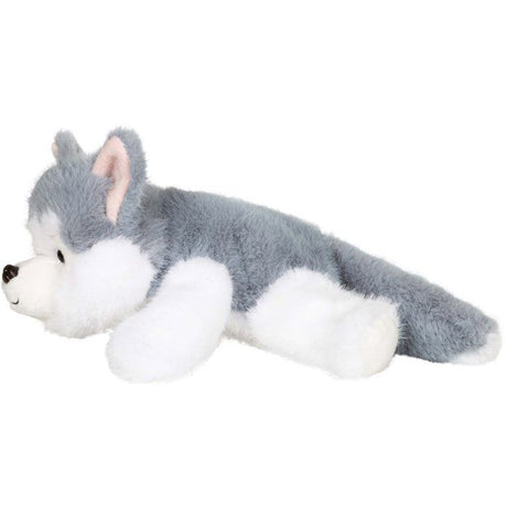 Peluche Floppy Choopy Husky - GIPSY TOYS - 22 cm - Gris / Blanc