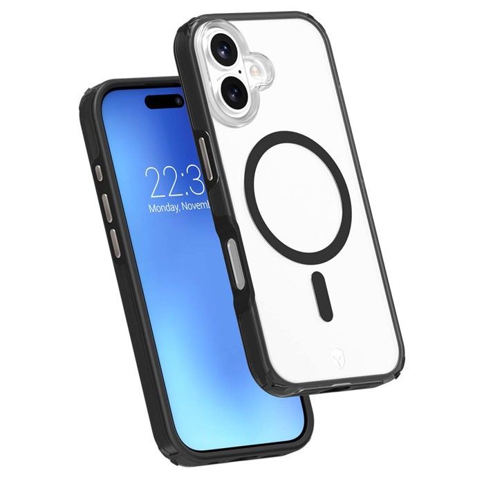 Coque FC Air Xtrem Frost MagSafe - IPhone17 - Noir