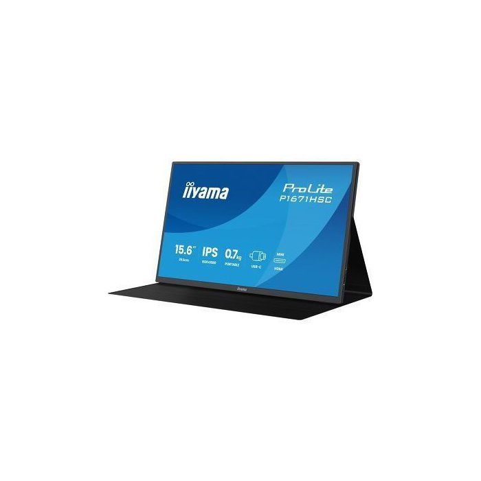 Ecran portable 16" Iiyama ProLite P1671HSC-B1 Full HD (Noir)