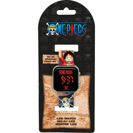 Montre LED - KIDS LICENSING - One Piece Luffy - Des 4 ans