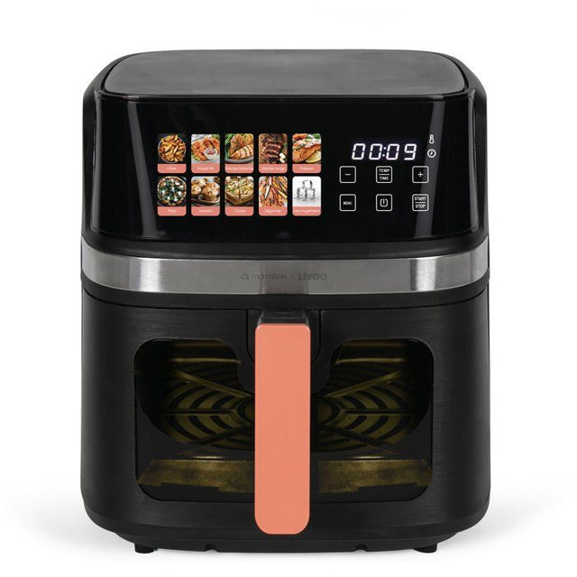 Friteuse sans huile - LIVOO x Marmiton - DOC343CO - 8 L  - 1 700 W - 30 recettes via un QR code - Ecran digital 100% tactile