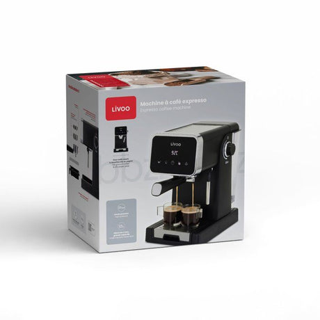 Machine a café expresso - LIVOO - DOD218N - 1100 W - 20 bars - Noir