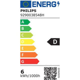 Pack de 4 ampoules LED connectées A60 - PHILIPS HUE - Lumiere blanche chaude - Culot E27 - 6W - 1000-2000k - 810 lumens