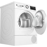 Seche-linge pompe a chaleur BOSCH Série 6 WQG24502FR - 8 kg - Induction - L60 cm - Classe C - Blanc