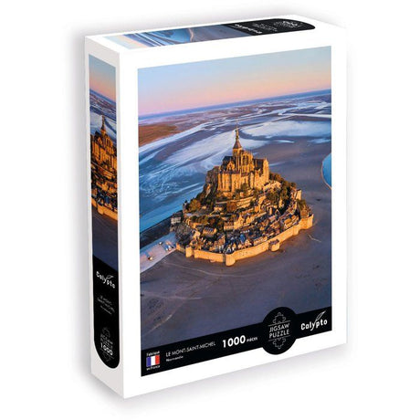 Puzzle - SENTOSPHERE - Calypto - 1000 pieces - Le Mont-Saint-Michel - Normandie - Toucher soyeux - Des 9 ans