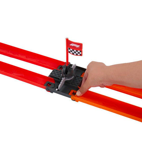 Ensemble véhicule de course et piste Hot Wheels JKM88 Multicolore