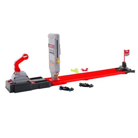 Ensemble véhicule de course et piste Hot Wheels JKM88 Multicolore