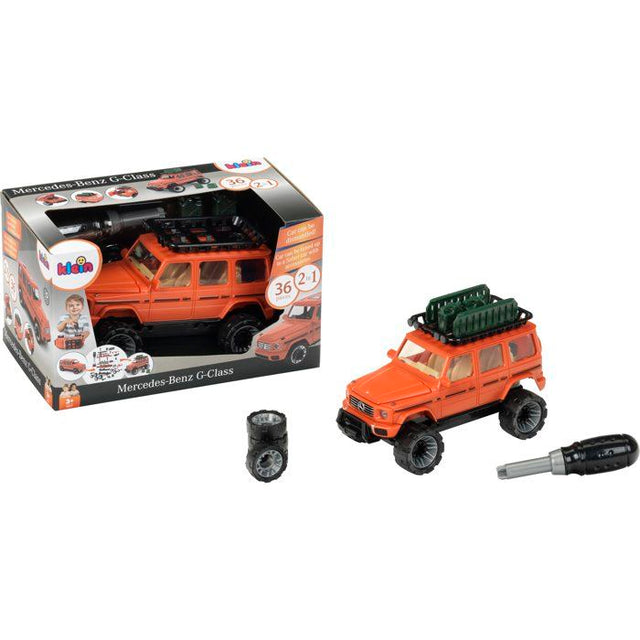Set de construction 2-en-1 - KLEIN - 3807 - Mercedes-Benz Classe G - 36 pieces - Avec tournevis - Des 3 ans