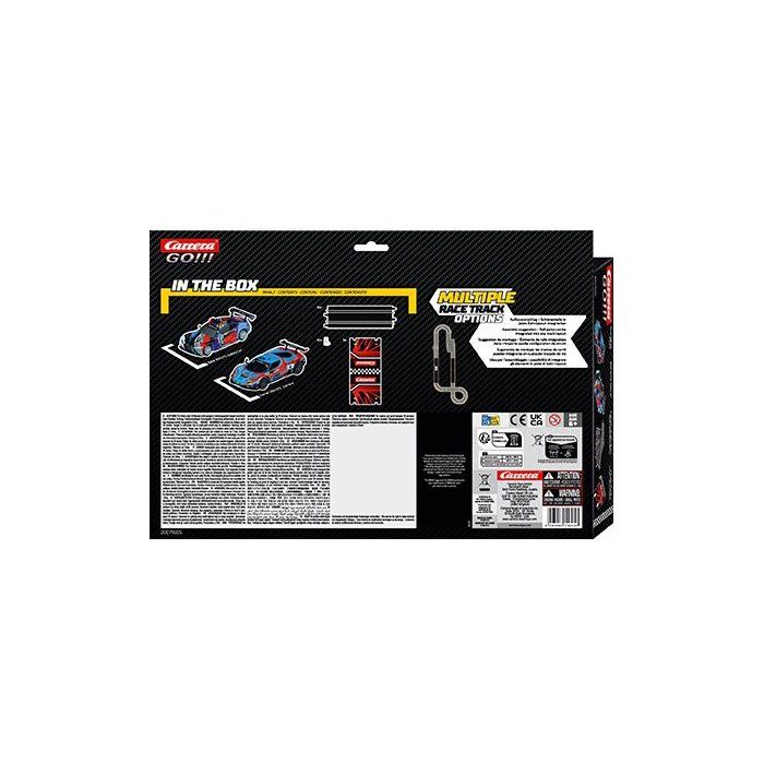 Kit d'extension circuit et voitures - CARRERA GO!!! - Extension set  2 - 2 voitures GT Racer - Échelle 1:43 - Des 6 ans