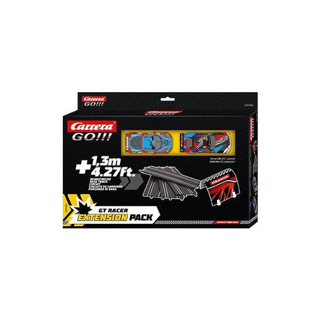 Kit d'extension circuit et voitures - CARRERA GO!!! - Extension set  2 - 2 voitures GT Racer - Échelle 1:43 - Des 6 ans